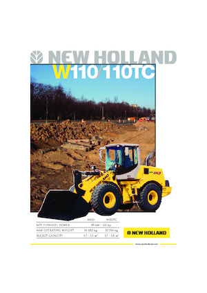 Încărcătoare pe roți New Holland W110TC