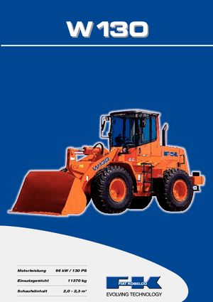 Încărcătoare pe roți Fiat Kobelco W 130