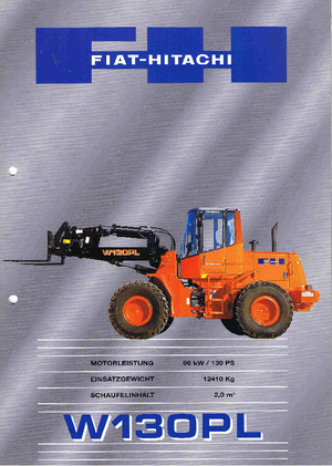 Încărcătoare pe roți Fiat-Hitachi W 130 PL