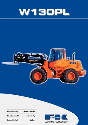 Încărcătoare pe roți Fiat Kobelco W 130 PL
