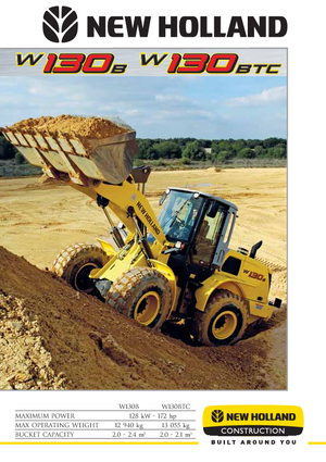 Încărcătoare pe roți New Holland W130TC