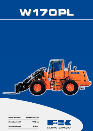 Încărcătoare pe roți Fiat Kobelco W 170 PL
