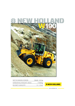 Încărcătoare pe roți New Holland W 190