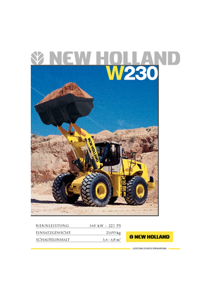 Încărcătoare pe roți New Holland W 230