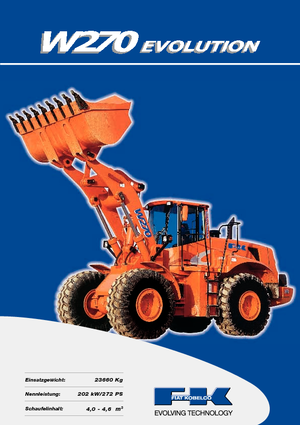 Încărcătoare pe roți Fiat Kobelco W 270 Evolution