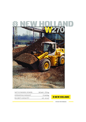 Încărcătoare pe roți New Holland W 270