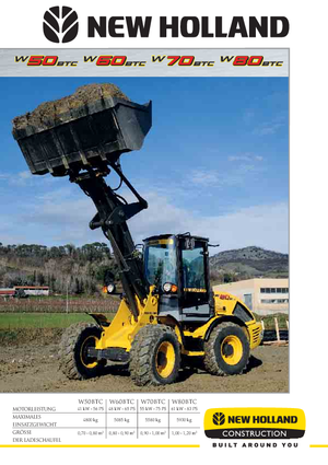 Încărcătoare pe roți New Holland W50B TC