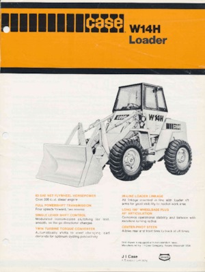 Încărcătoare pe roți Case W14H