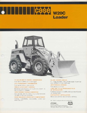 Încărcătoare pe roți Case W20C