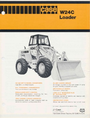 Încărcătoare pe roți Case W24C