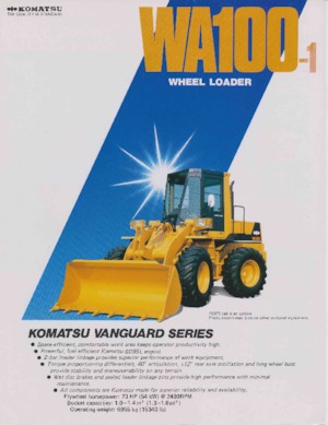 Încărcătoare pe roți Komatsu WA 100-1