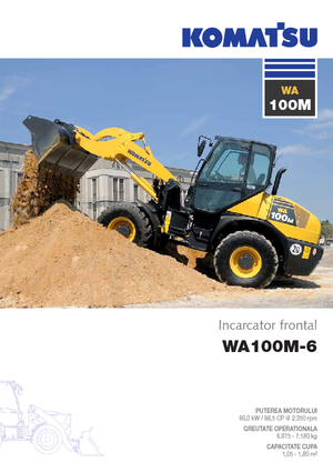 Încărcătoare pe roți Komatsu WA100M-6