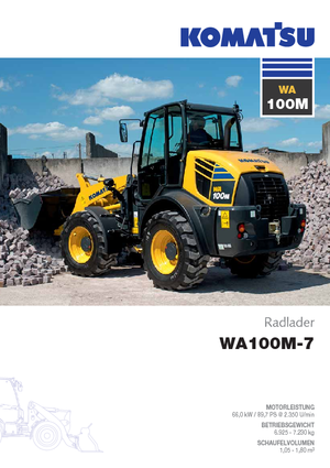 Încărcătoare pe roți Komatsu WA100M-7