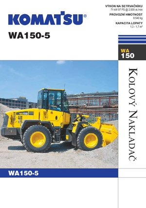 Încărcătoare pe roți Komatsu WA150-5
