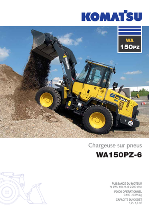 Încărcătoare pe roți Komatsu WA150PZ-6