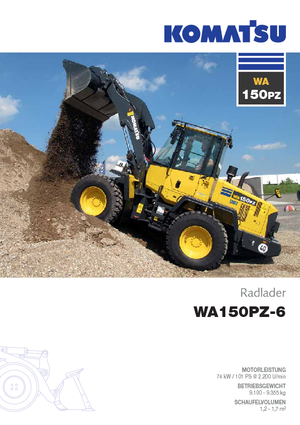 Încărcătoare pe roți Komatsu WA150PZ-6