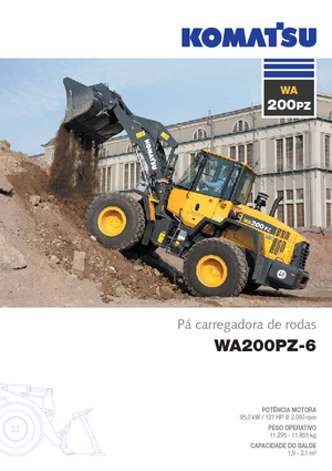 Încărcătoare pe roți Komatsu WA200PZ-6