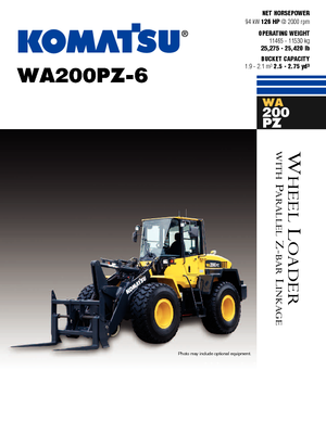 Încărcătoare pe roți Komatsu WA200PZ-6
