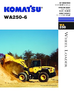 Încărcătoare pe roți Komatsu WA 250-6