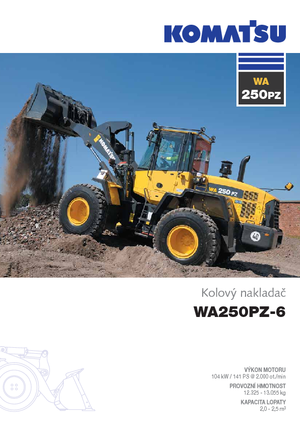 Încărcătoare pe roți Komatsu WA250PZ-6