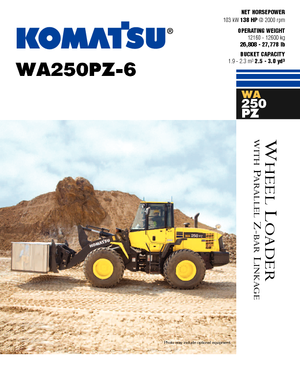 Încărcătoare pe roți Komatsu WA250PZ-6