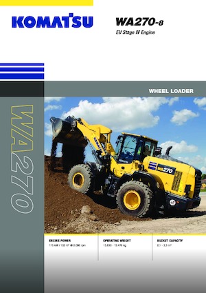 Încărcătoare pe roți Komatsu WA270-8E0