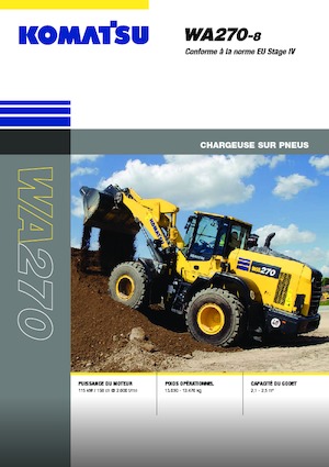 Încărcătoare pe roți Komatsu WA270-8E0