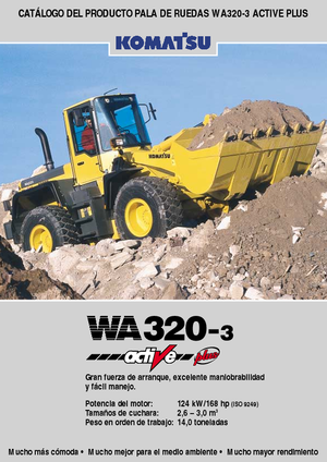 Încărcătoare pe roți Komatsu WA320-3 active Plus