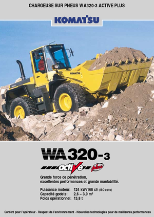 Încărcătoare pe roți Komatsu WA320-3 active Plus