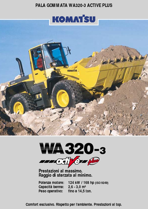 Încărcătoare pe roți Komatsu WA320-3 active Plus
