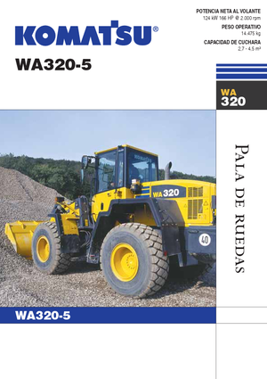 Încărcătoare pe roți Komatsu WA320-5
