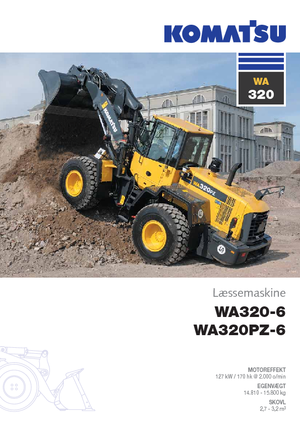 Încărcătoare pe roți Komatsu WA320-6