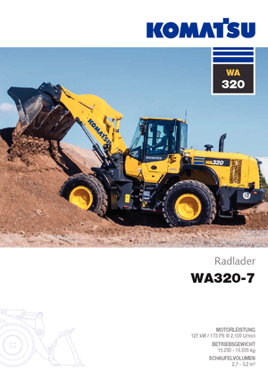 Încărcătoare pe roți Komatsu WA320-7