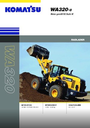Încărcătoare pe roți Komatsu WA320-8E0