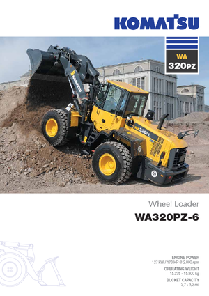Încărcătoare pe roți Komatsu WA320PZ-6
