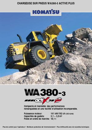Încărcătoare pe roți Komatsu WA380-3 active Plus