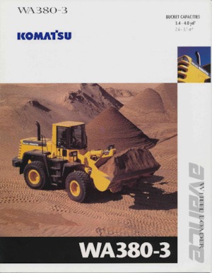 Încărcătoare pe roți Komatsu WA 380-3