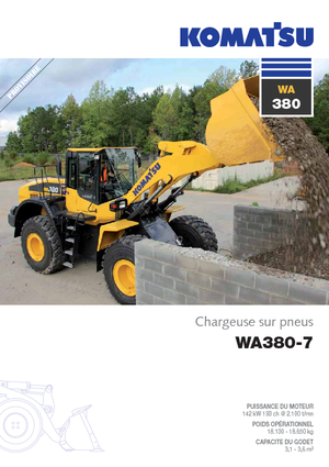 Încărcătoare pe roți Komatsu WA380-7