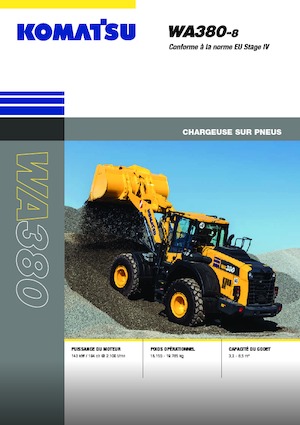 Încărcătoare pe roți Komatsu WA380-8E0