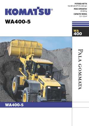 Încărcătoare pe roți Komatsu WA400-5