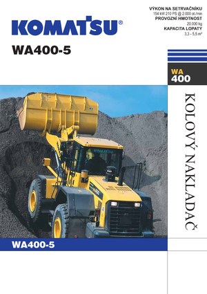 Încărcătoare pe roți Komatsu WA400-5