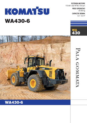 Încărcătoare pe roți Komatsu WA430-6E0