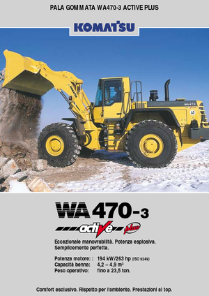 Încărcătoare pe roți Komatsu WA470-3 active Plus