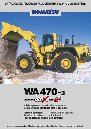Încărcătoare pe roți Komatsu WA470-3 active Plus