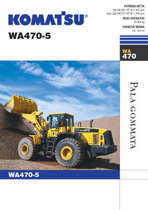 Încărcătoare pe roți Komatsu WA470-5