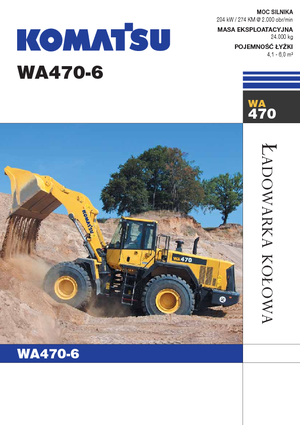 Încărcătoare pe roți Komatsu WA470-6