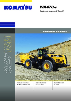 Încărcătoare pe roți Komatsu WA470-8E0