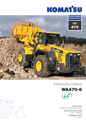 Încărcătoare pe roți Komatsu WA470LC-6