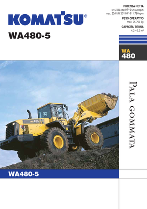 Încărcătoare pe roți Komatsu WA480-5