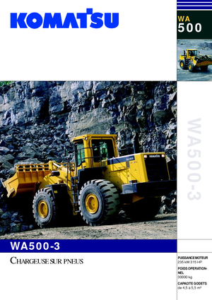 Încărcătoare pe roți Komatsu WA500-3